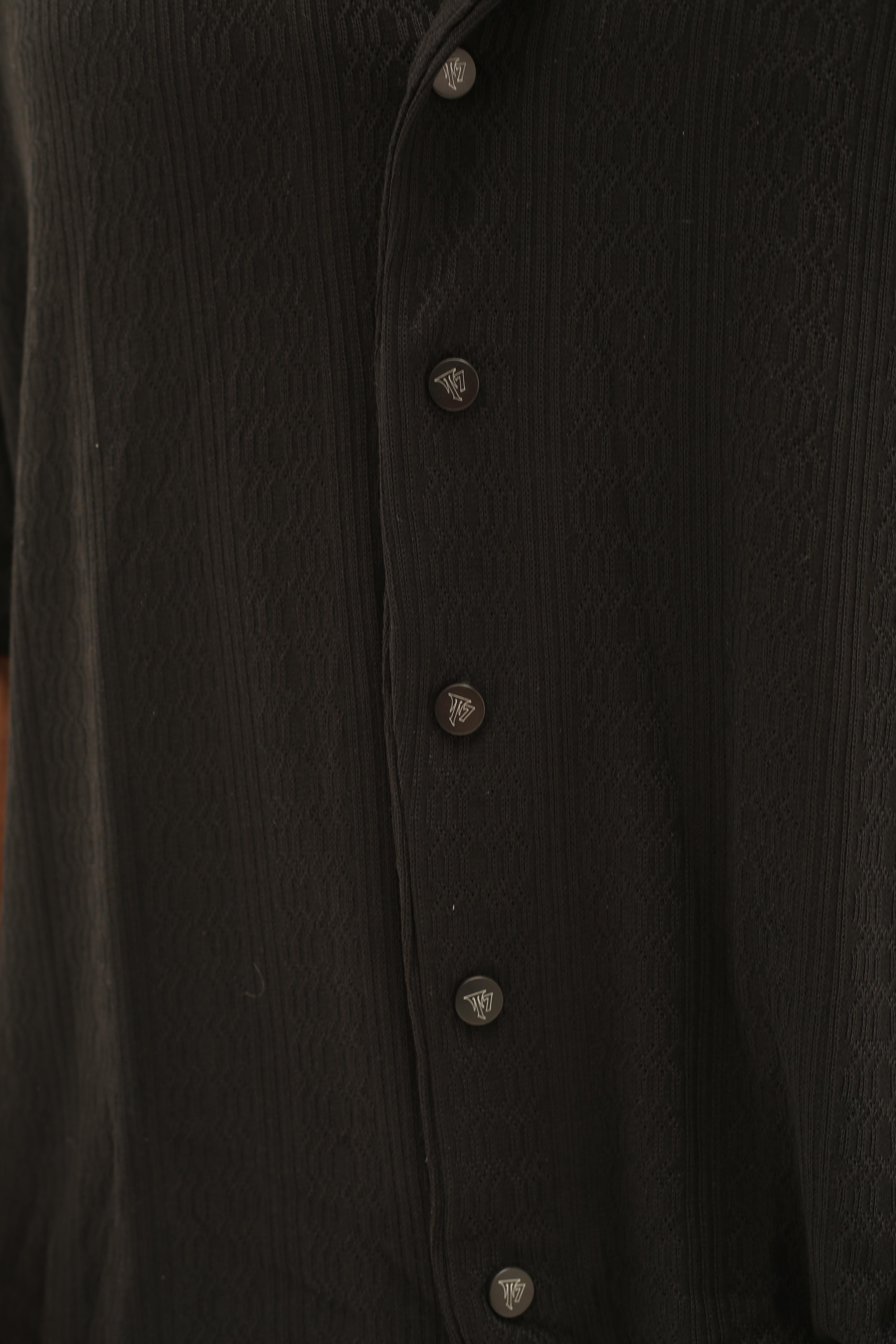 The obsidian bloom(Soft crochet shirt)