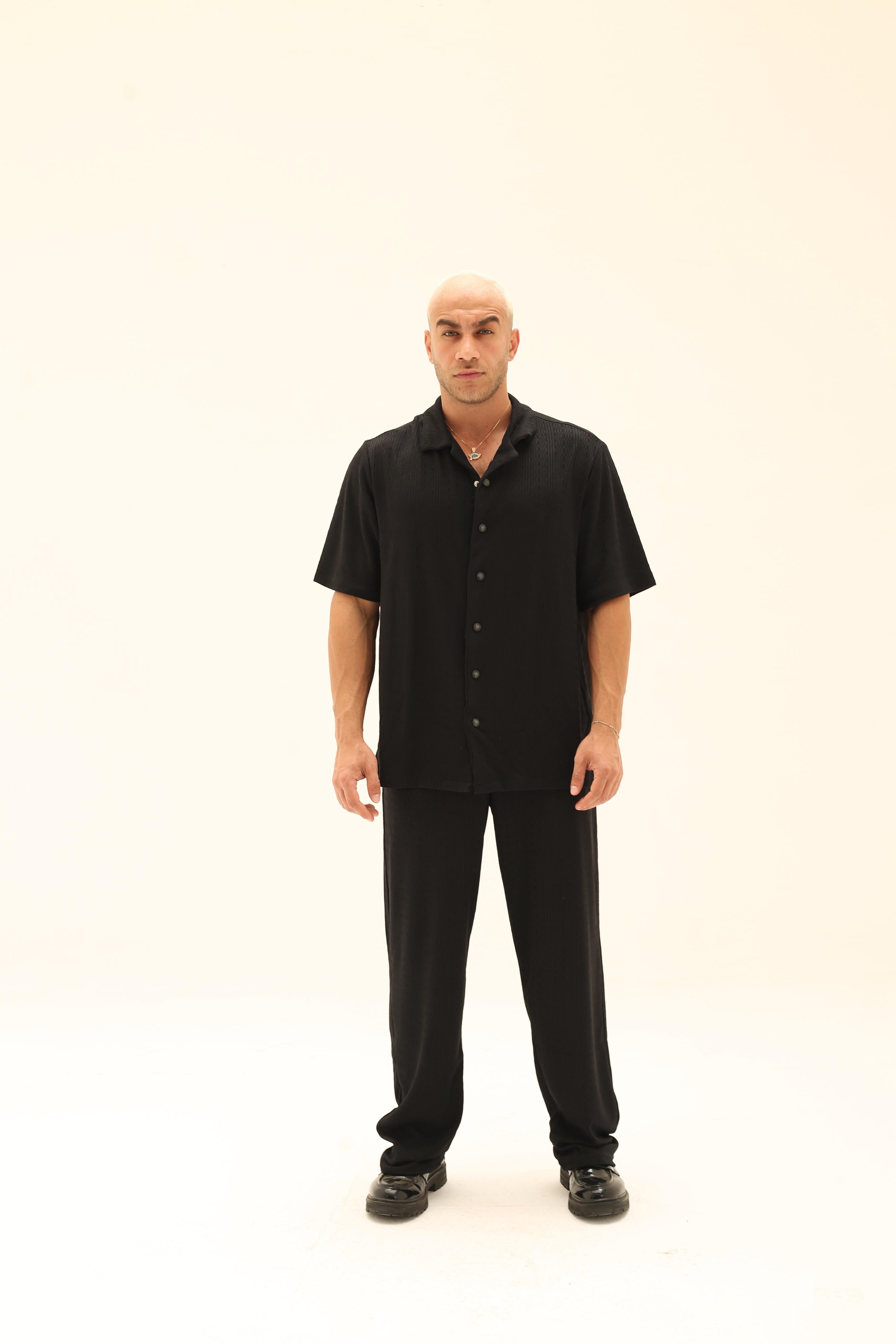 The obsidian bloom(Soft crochet shirt)