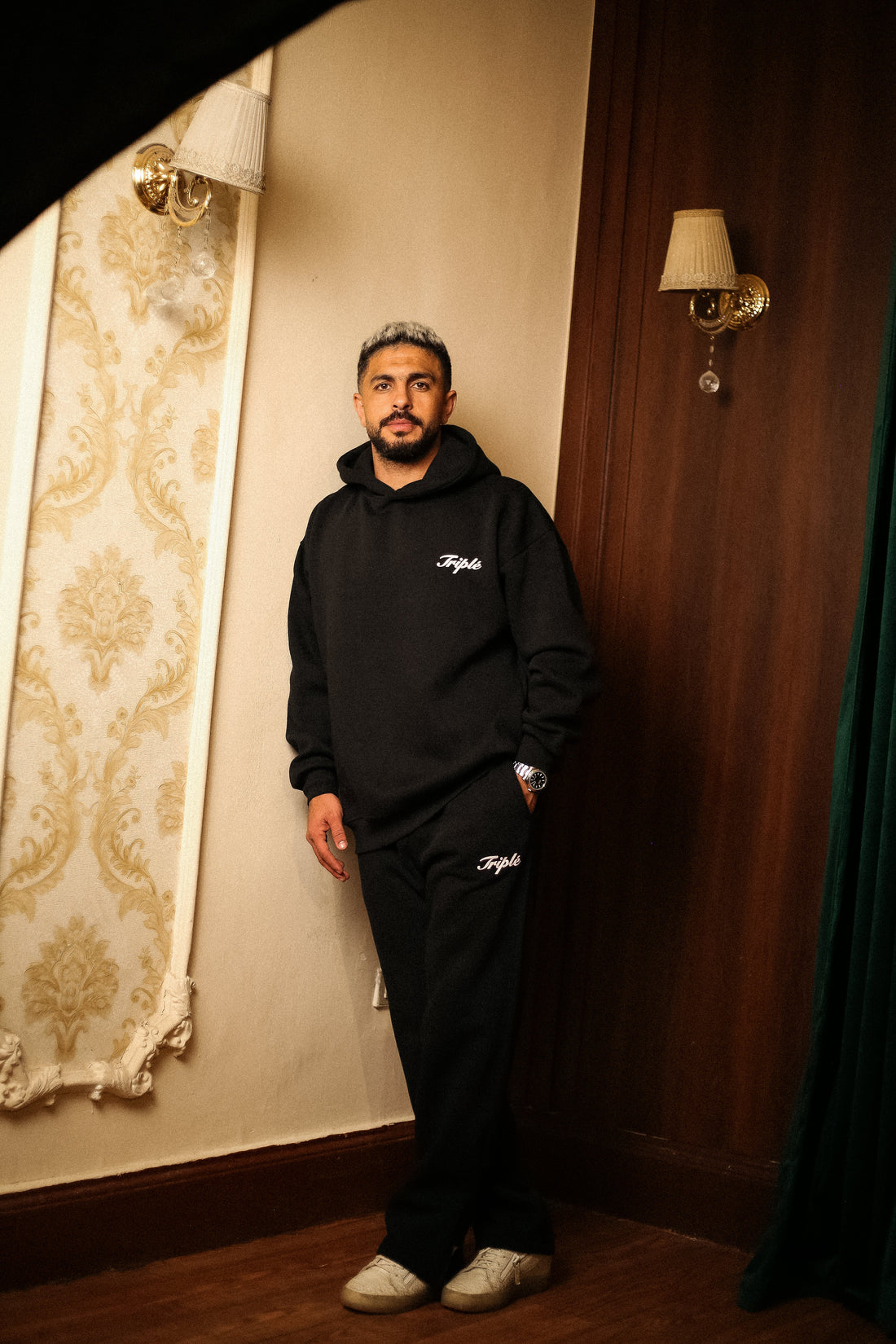 The Heritage (hoodie/ bottoms) (Black)