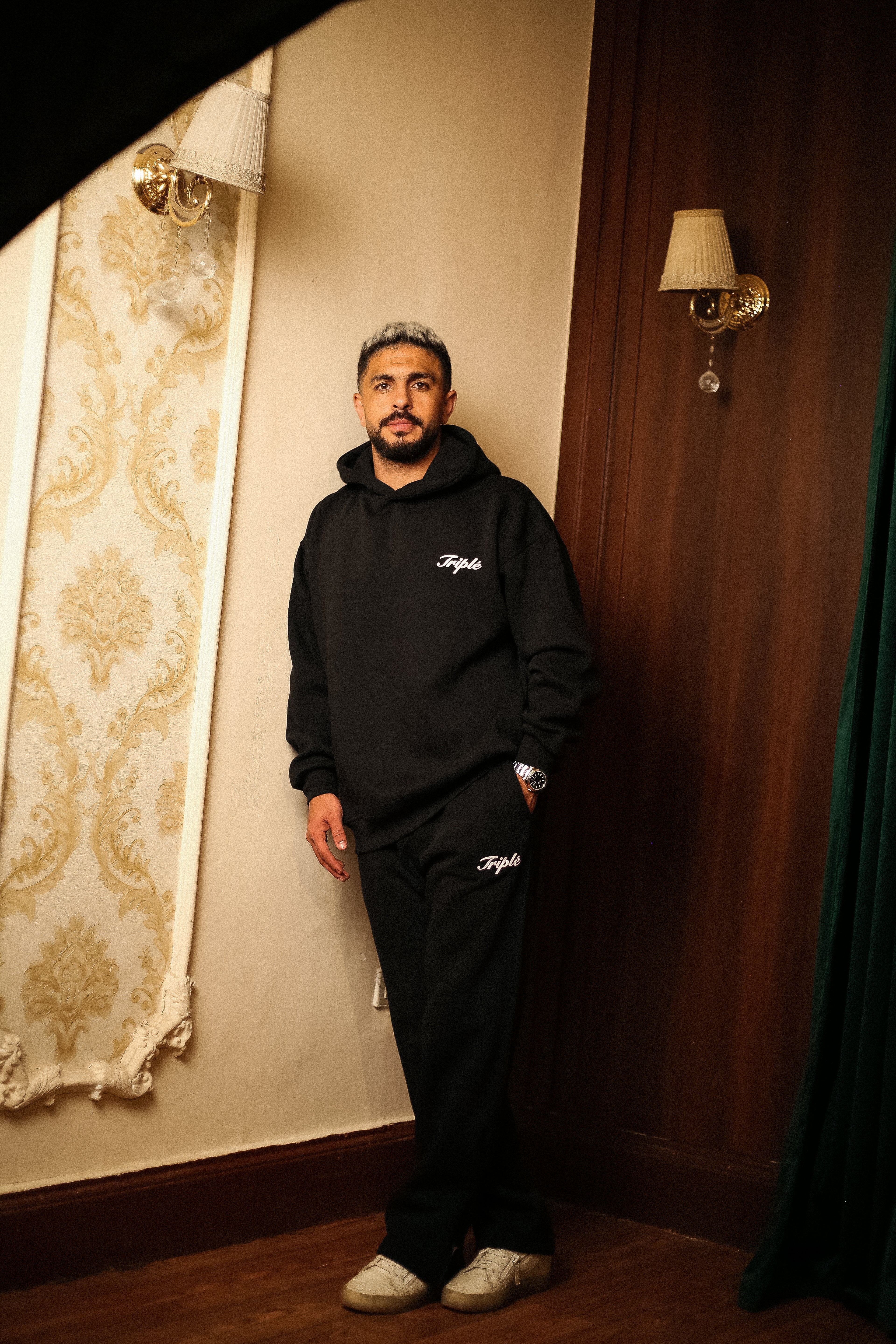 The Heritage (hoodie/ bottoms)  (Black)