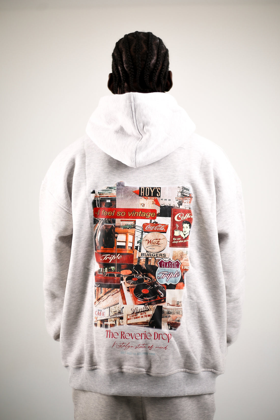 The Monochrome (hoodie/ bottoms)  (Grey)