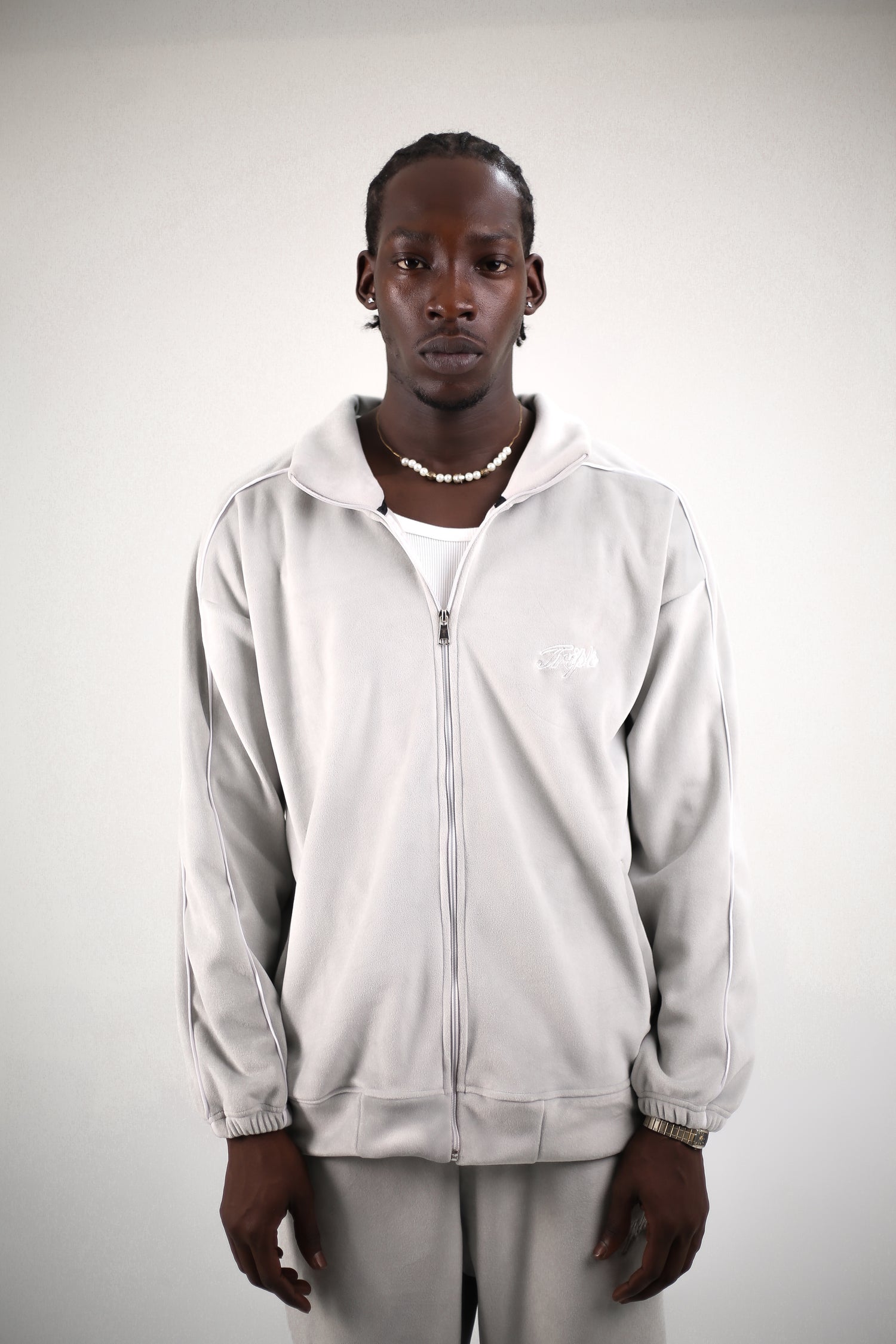 The Riviera Velour Set (sweater/ trousers)