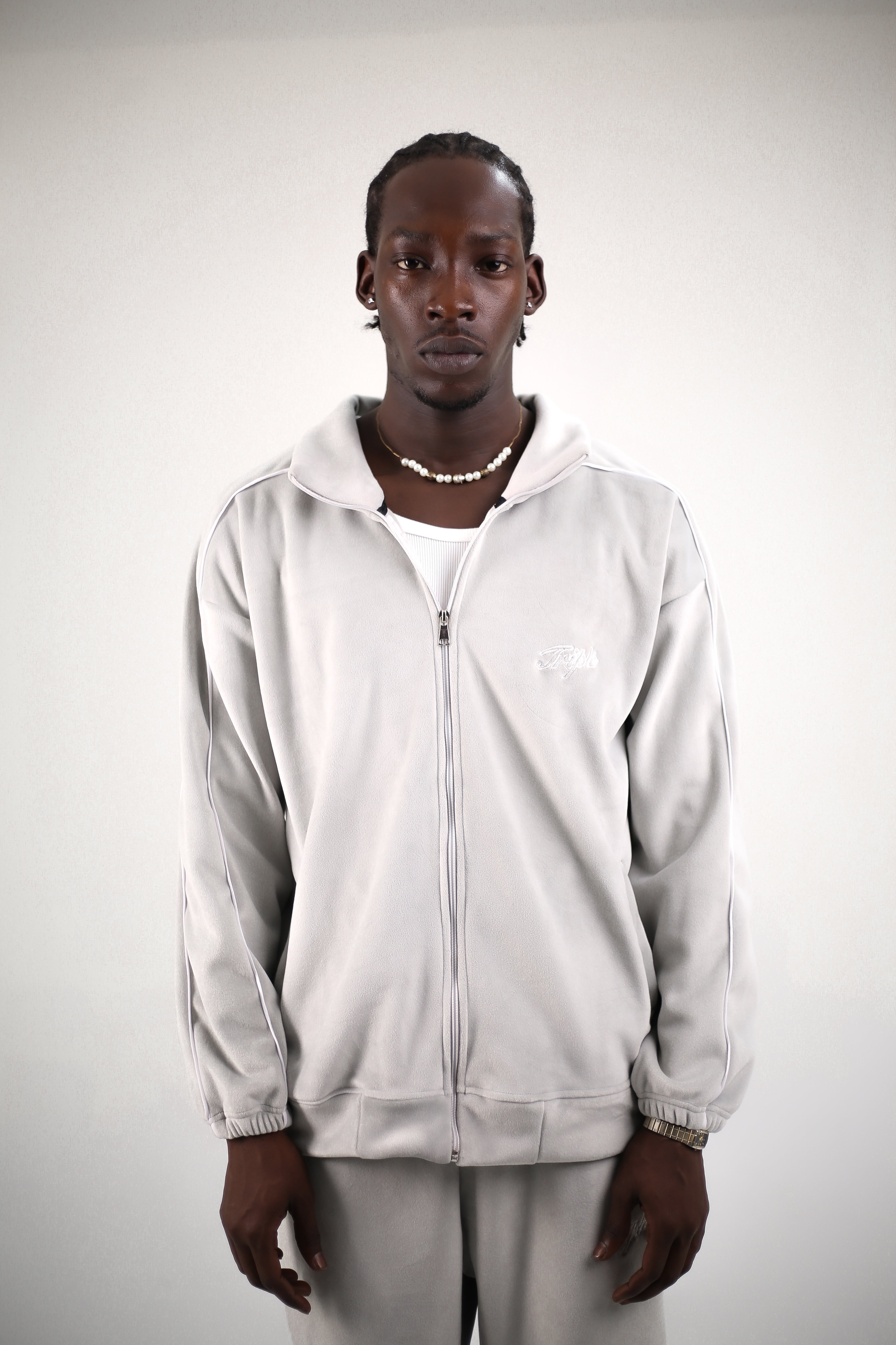 The Riviera Velour Set (sweater/ trousers)