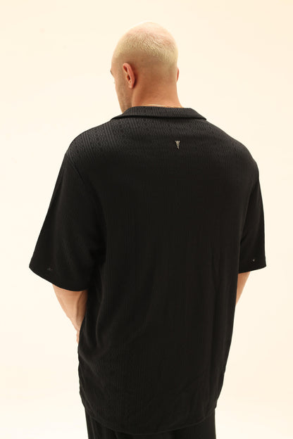 The obsidian bloom(Soft crochet shirt)