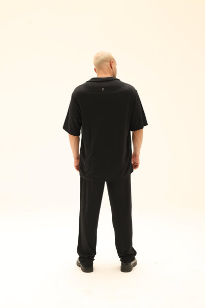 The obsidian bloom(Soft crochet shirt)