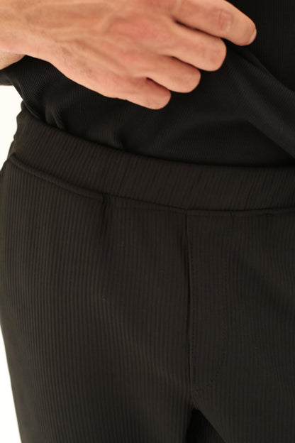 The obsidian bloom(Soft striped black bottoms)