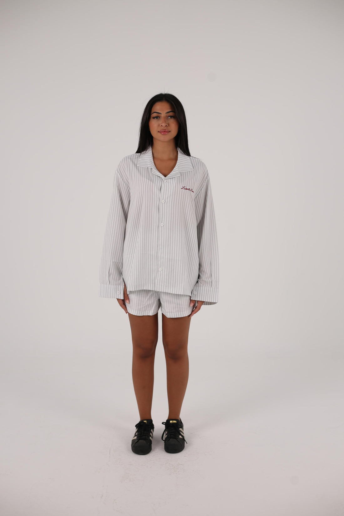 The obsidian bloom collection Soft striped long shirts (Girls)