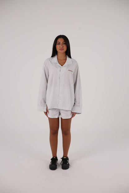 The obsidian bloom collection Soft striped long shirts (Girls)