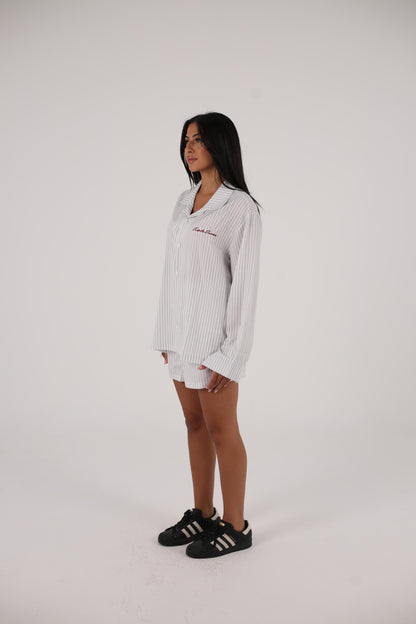 The obsidian bloom collection Soft striped long shirts (Girls)